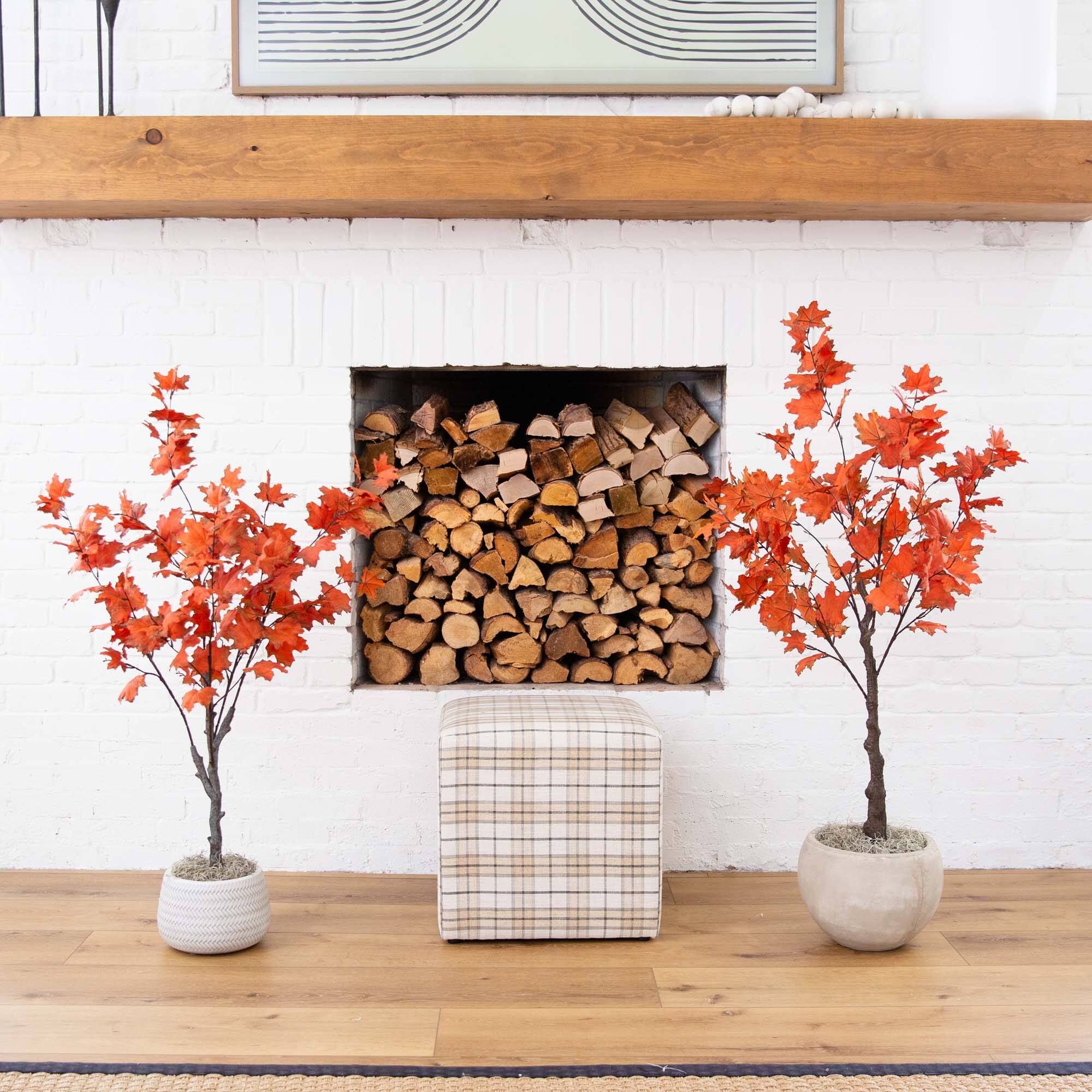 4ft. Autumn Rustic Maple Artificial Fall Tree